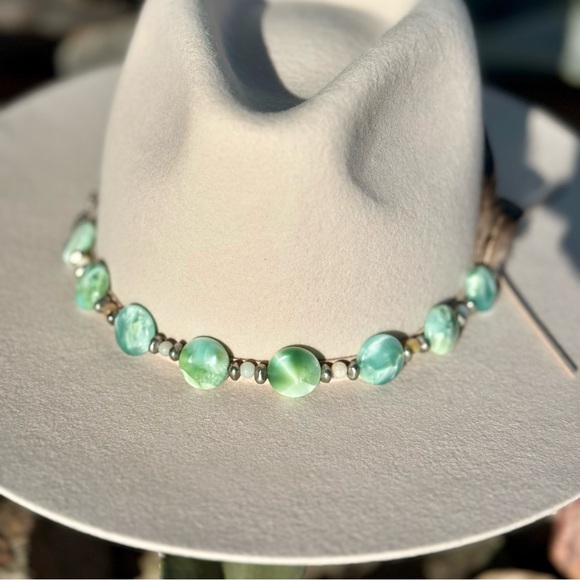 Green Angeline Desert Glow Hat Band - Picture 2 of 9
